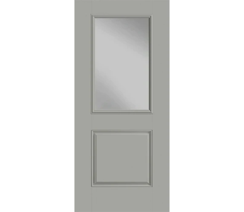 Fort Myers Half Light 1 Panel Fiberglass Entry Door