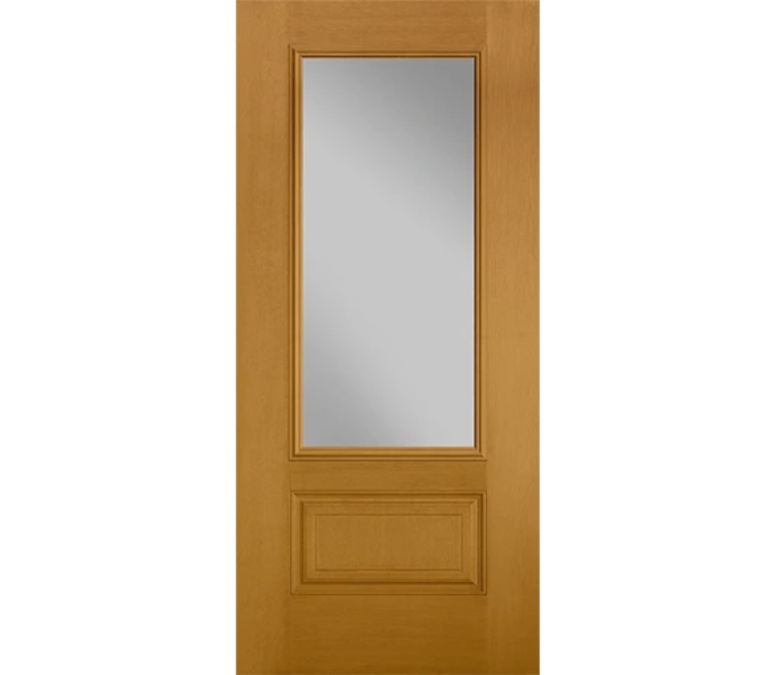 Fort Myers Three Quaters light Fiberglass Entry Door